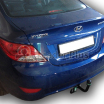Фаркоп для HYUNDAI SOLARIS / KIA RIO (седан, хетчбек) (2010-2017)&nbsp; H219A Leader Plus (мини-фото №3)